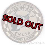 画像:  オクラホマANG 138FW/125FS TULSA VIPERS OFS/RS作戦2018参加記念パッチ（ベルクロ付き）