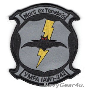 画像: VMFA(AW)-242 BATS 部隊パッチ(ベルクロ有無)