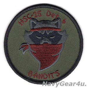 画像: HSC-25 ISLAND KNIGHTS DET-6 BANDTISショルダーバレットパッチ（サブデュード/ベルクロ有無）