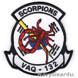 画像: VAQ-132 SCORPIONS韓国PACOM DEPLOYMENT部隊パッチ（ベルクロ有無）