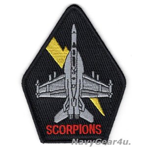 画像: VAQ-132 SCORPIONS EA-18Gショルダーパッチ（ベルクロ有無）