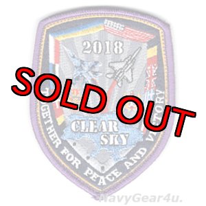 画像: カリフォルニアANG 144FW/194FS GRIFFINS クリアスカイ2018合同演習参加記念パッチ（ベルクロ付き）