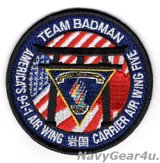 画像: CVW-5 "TEAM BADMAN" ショルダーバレットパッチ（ベルクロ有無）