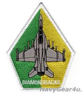 画像: VFA-102 DIAMONDBACKS 新人エアクルー用F/A-18Fショルダーパッチ（ベルクロ有無）