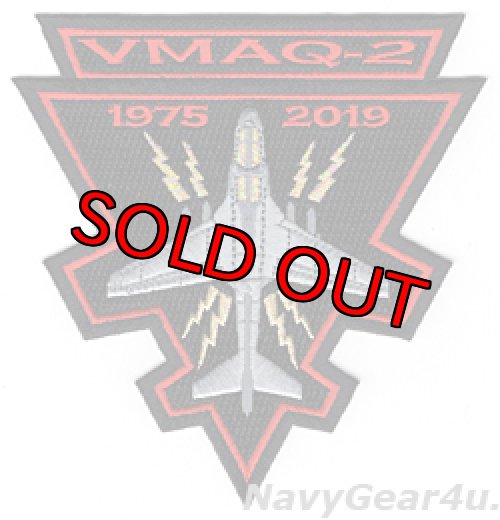 画像1: VMAQ-2 DEATH JESTERS 2019年部隊解散記念ショルダーパッチ