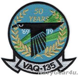 画像: VAQ-135 BLACK RAVENS 2019部隊創設50周年記念部隊パッチ（ベルクロ有無）