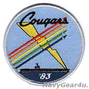 画像: VAQ-139 COUGARS  '83 THROWBACKショルダーバレットパッチ（ベルクロ有無）