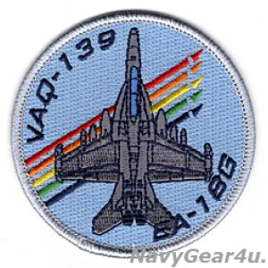 画像: VAQ-139 COUGARS EA-18G THROWBACKショルダーバレットパッチ（ベルクロ有無）