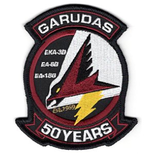 画像: VAQ-134 GARUDAS 2019部隊創設50周年記念部隊パッチ（ベルクロ有無）