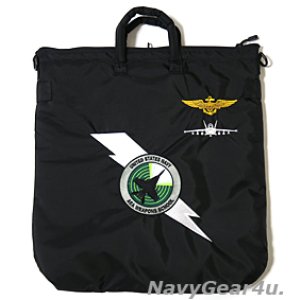 画像: NAWDC EA-18G AEA WEAPONS SCHOOL別注ヘルメットバッグ（ベルクロ付き）
