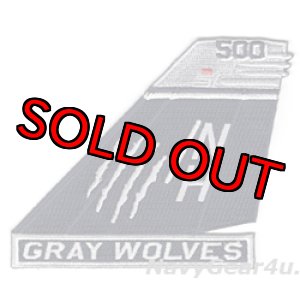 画像: VAQ-142 GRAY WOLVES EA-18G NH500 CAGバード垂直尾翼パッチ