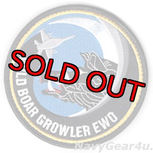 画像: USAF 366FW/390ECS WILD BOARS GROWLER EWOショルダーパッチ(ベルクロ付き)