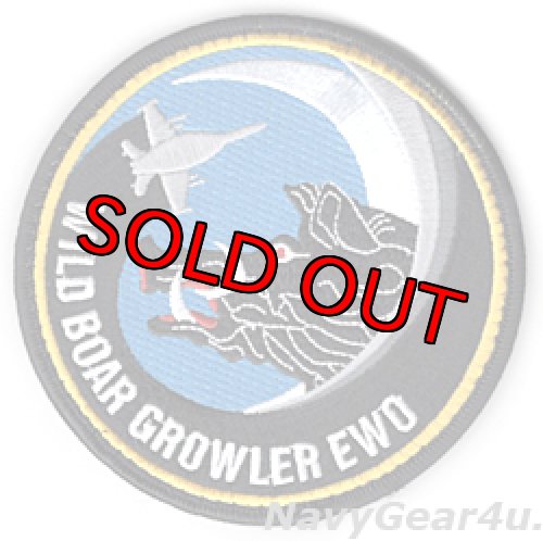 画像1: USAF 366FW/390ECS WILD BOARS GROWLER EWOショルダーパッチ（ベルクロ付き）