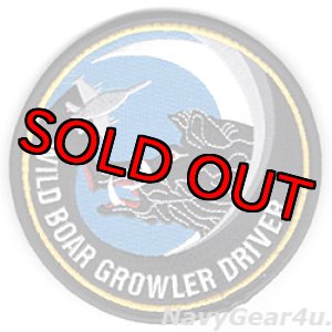 画像: USAF 366FW/390ECS WILD BOARS GROWLER DRIVERショルダーパッチ(ベルクロ付き)