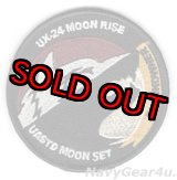 画像: UX-24 MOON RISE PLANK OWNER（立ち上げメンバー）用ショルダーバレットパッチ（ベルクロ有無）