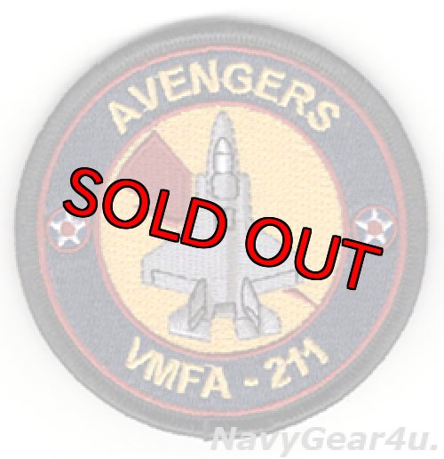 画像1: VMFA-211 WAKE ISLAND AVENGERS F-35Bショルダーバレットパッチ（NEW Ver./ベルクロ付き）