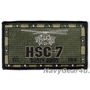 画像: HSC-7 DUSTY DOGS NWUユニフォームパッチ