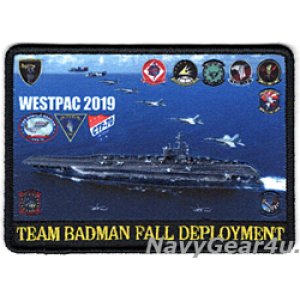 画像: CVW-5/CVN-76 WESTPAC 2019 "TEAM BADMAN FALL DEPLOYMENT"クルーズ記念パッチ（ハイブリッド）