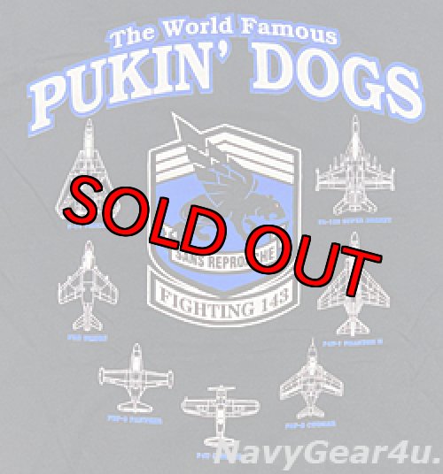 画像2: VFA-143 PUKIN' DOGS部隊オフィシャル・ヒストリーT-シャツ