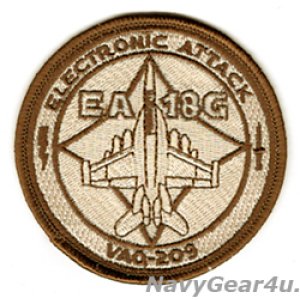 画像: VAQ-209 STAR WARRIORS EA-18Gショルダーバレットパッチ（デザート/ベルクロ有無）