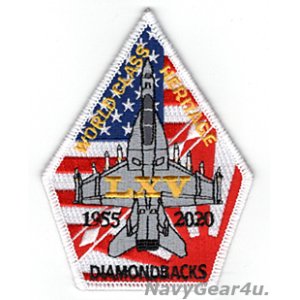 画像: VFA-102 DIAMONDBACKS 部隊創設65周年記念F/A-18Fショルダーパッチ（ベルクロ有無）