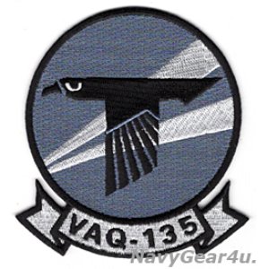 画像: VAQ-135 BLACK RAVENS THROWBACK部隊パッチ（ベルクロ有無）