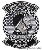 画像: HSM-46 GRANDMASTERS部隊パッチ（星条旗Ver.サブデュード/ベルクロ有無）