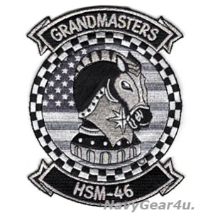 画像: HSM-46 GRANDMASTERS部隊パッチ（星条旗Ver.サブデュード/ベルクロ有無）