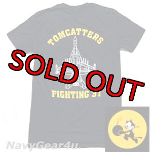 画像: VFA-31 TOMCATTERTS オフィシャルT-シャツ（ブラック）