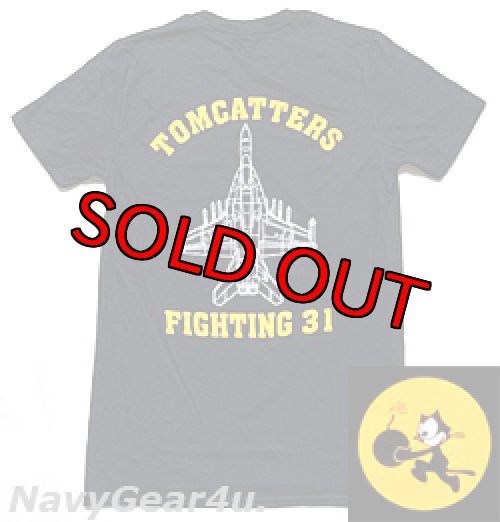 画像1: VFA-31 TOMCATTERTS オフィシャルT-シャツ（ブラック）