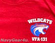 画像4: VFA-131 WILDCATS部隊オフィシャルT-シャツ（ヘザーレッド）