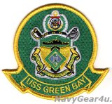 画像: LPD-20 USSグリーンベイ部隊パッチ（ジャケット/フライトスーツ用ベルクロ有無）