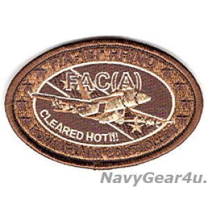 画像: VFA-22 FIGHTING REDCOCKS FAC(A)ショルダーパッチ（デザート/ベルクロ付き）