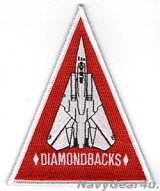 画像: VFA-102 DIAMONDBACKS THROWBACKショルダーパッチ（F-14時代/ベルクロ有無）