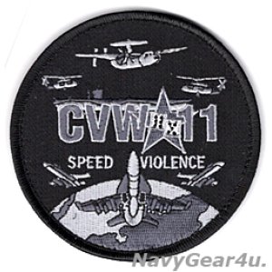 画像: CVW-11（NH）SPEEED & VIOLENCEショルダーパッチ（ベルクロ付き）