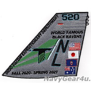 画像: VAQ-135 BLACK RAVENS INDO-PACOM遠征展開 2020-2021記念パッチ(ベルクロ有無)
