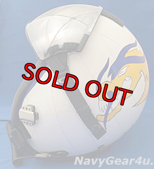 画像3: VFA-192仕様HGU-85/P カスタムフライトヘルメット（X-LARGE）＋MBU-16/P酸素マスクセット