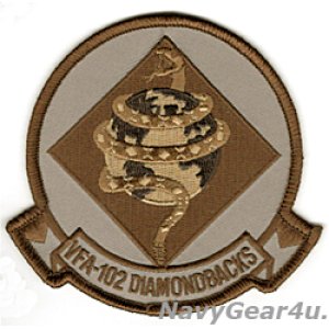 画像: VFA-102 DIAMONDBACKS部隊パッチ（デザートVer.2/ベルクロ有無）