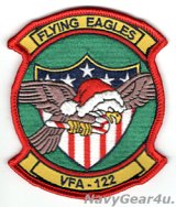 画像: VFA-122 FLYING EAGLES HOLIDAY部隊パッチ（ベルクロ有無）