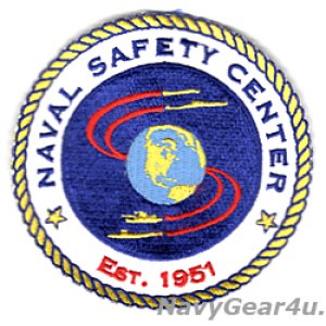 画像: NAVAL SAFETY CENTER部隊創設70周年記念パッチ