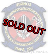 画像: VMFA-225 VIKINGS 部隊パッチ（ベルクロ有無）