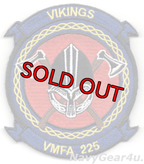画像1: VMFA-225 VIKINGS 部隊パッチ（ベルクロ有無）