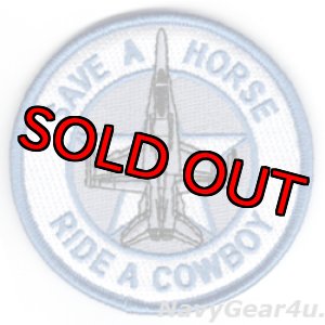 画像: VMFA-112 COWBOYS F/A-18ショルダーバレットパッチ（Ver.2/ベルクロ付き）