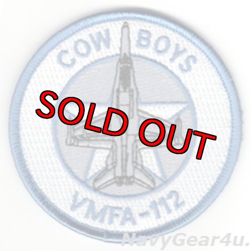 画像1: VMFA-112 COWBOYS F/A-18ショルダーバレットパッチ（スタンダード/ベルクロ付き）