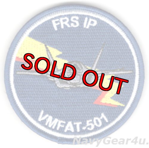 画像1: VMFAT-501 WARLORDS F-35Bショルダーバレットパッチ（インストラクターパイロット用/ベルクロ付き）
