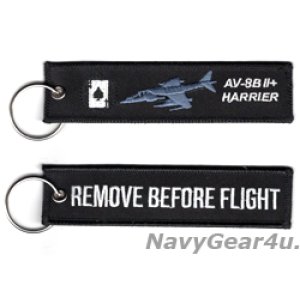 画像: VMA-231 ACE OF SPADES REMOVE BEFORE FLIGHTキーリング（ブラック）