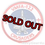 画像: VMFA-122 THE FLYING LEATHERNECKS " CRUSADERS"F-35Bショルダーバレットパッチ（ベルクロ付き）