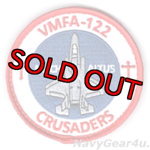 画像: VMFA-122 THE FLYING LEATHERNECKS " CRUSADERS"F-35Bショルダーバレットパッチ（ベルクロ付き）
