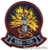 画像: VAQ-136 GAUNTLETS THROWBACK部隊パッチ（NEW Ver./ベルクロ有無）