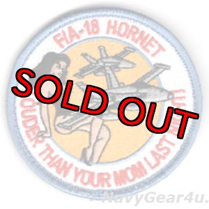 画像: VMFA-112 COWBOYS "F/A-18 HORNET LOUDER TAHN YOUR MON LAST NIGHT"ショルダーパッチ（ベルクロ付）